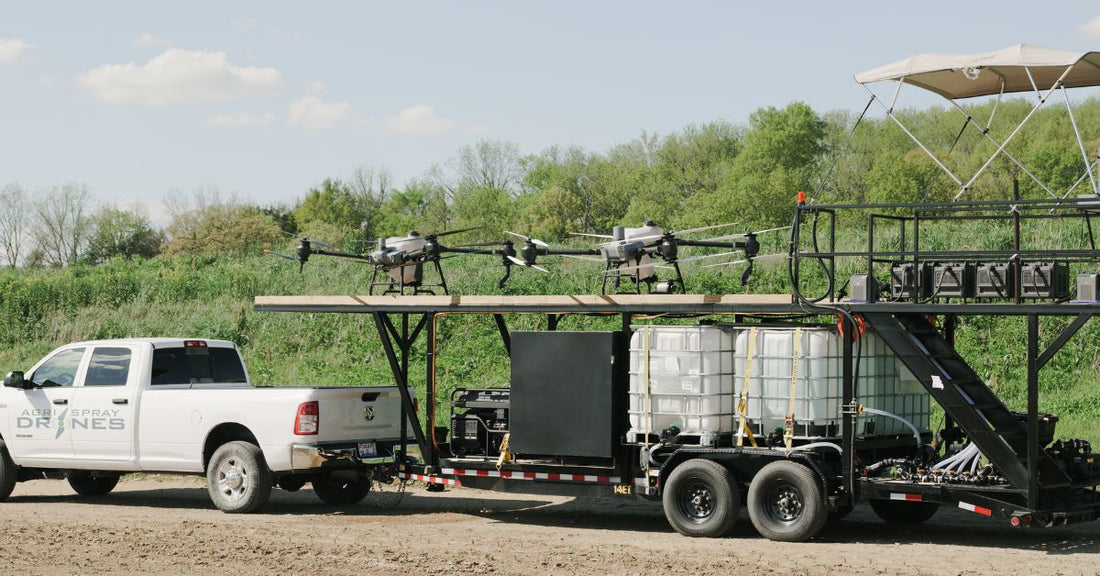 A Quick Guide to Setting Up a Spray Drone Trailer