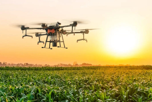 How long can a sprayer drone fly on one battery charge?