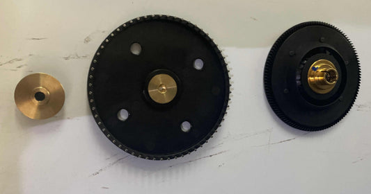 Spary disc and gear assembly