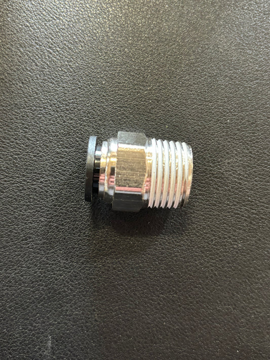 1/2" NPT Male to 3/8" Push to Connect Nipple