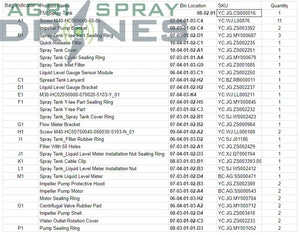 T50 Spray Tank Kit