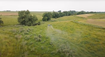 J100 drone application on John Luhmann farm. 